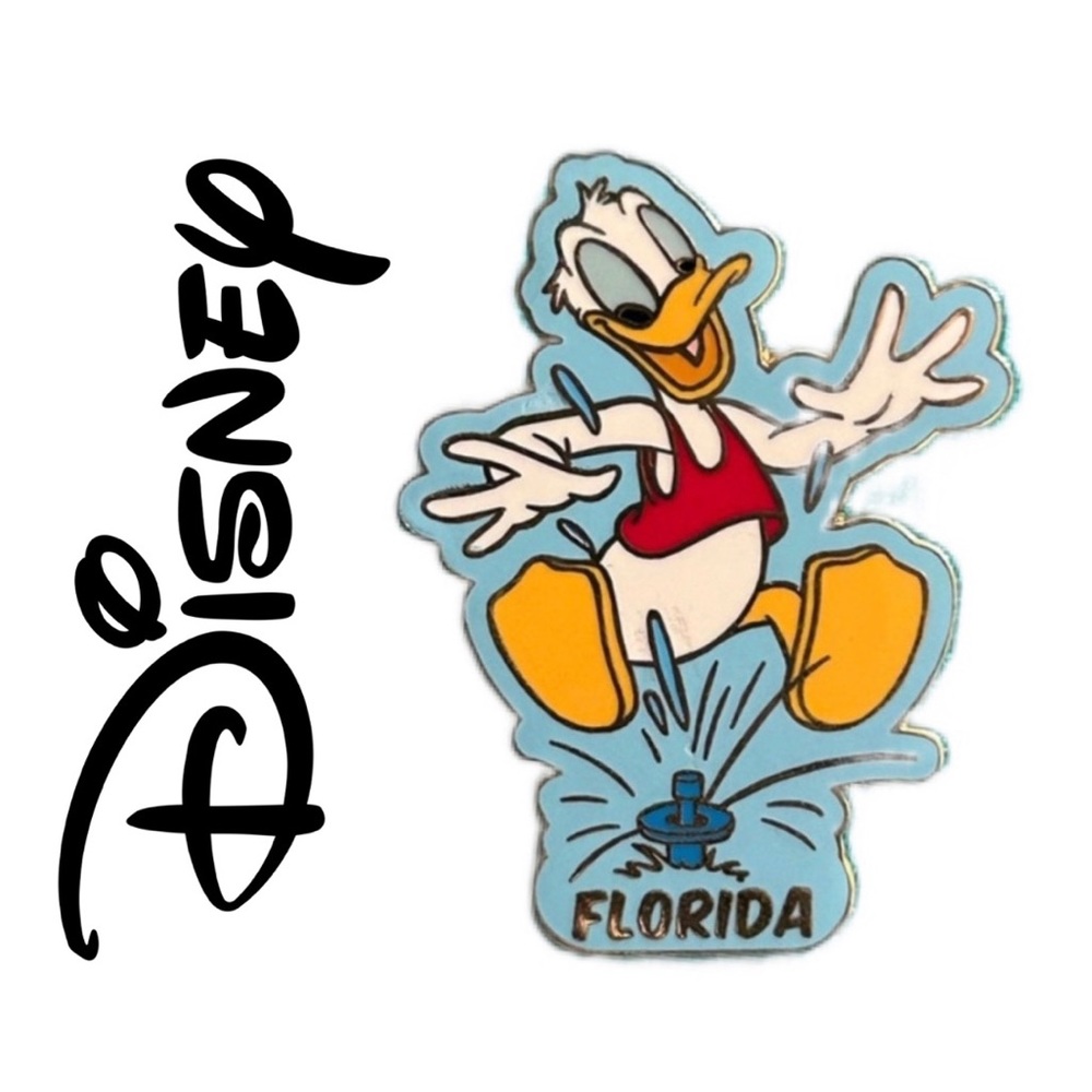 Disney Donald Duck Florida Trading Pin Mickey and Friends Summer Water Park